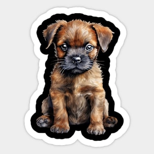 Puppy Border Terrier Sticker